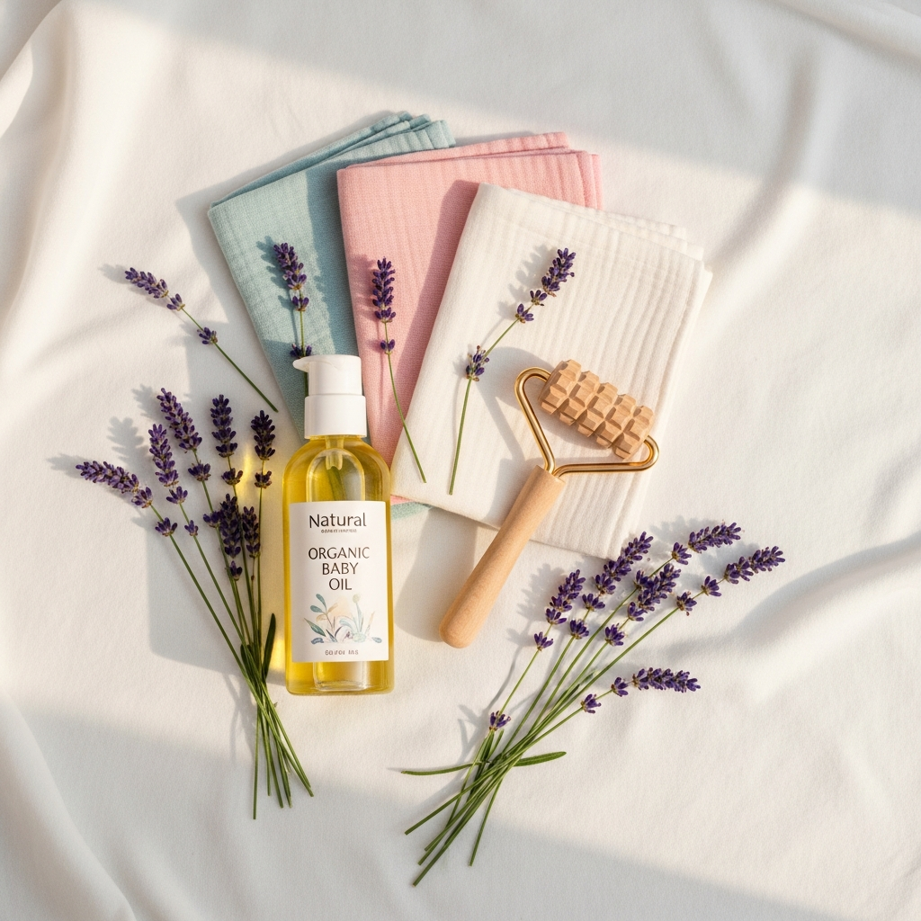 Бебешки масаж - майка масажира бебе