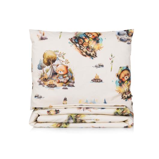 Спално бельо от 5 части мечо в гората 2