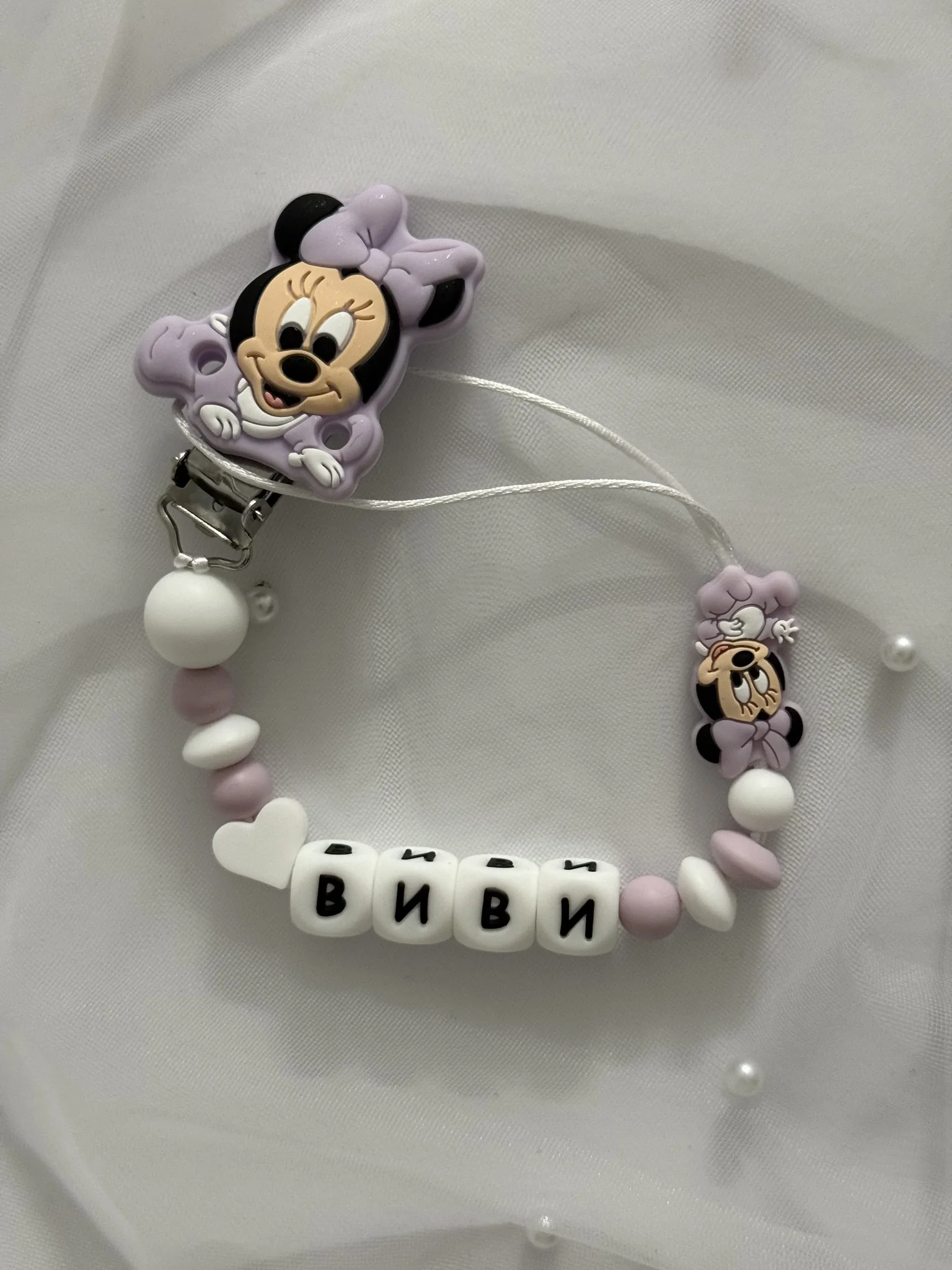 Клипс лилав Мини