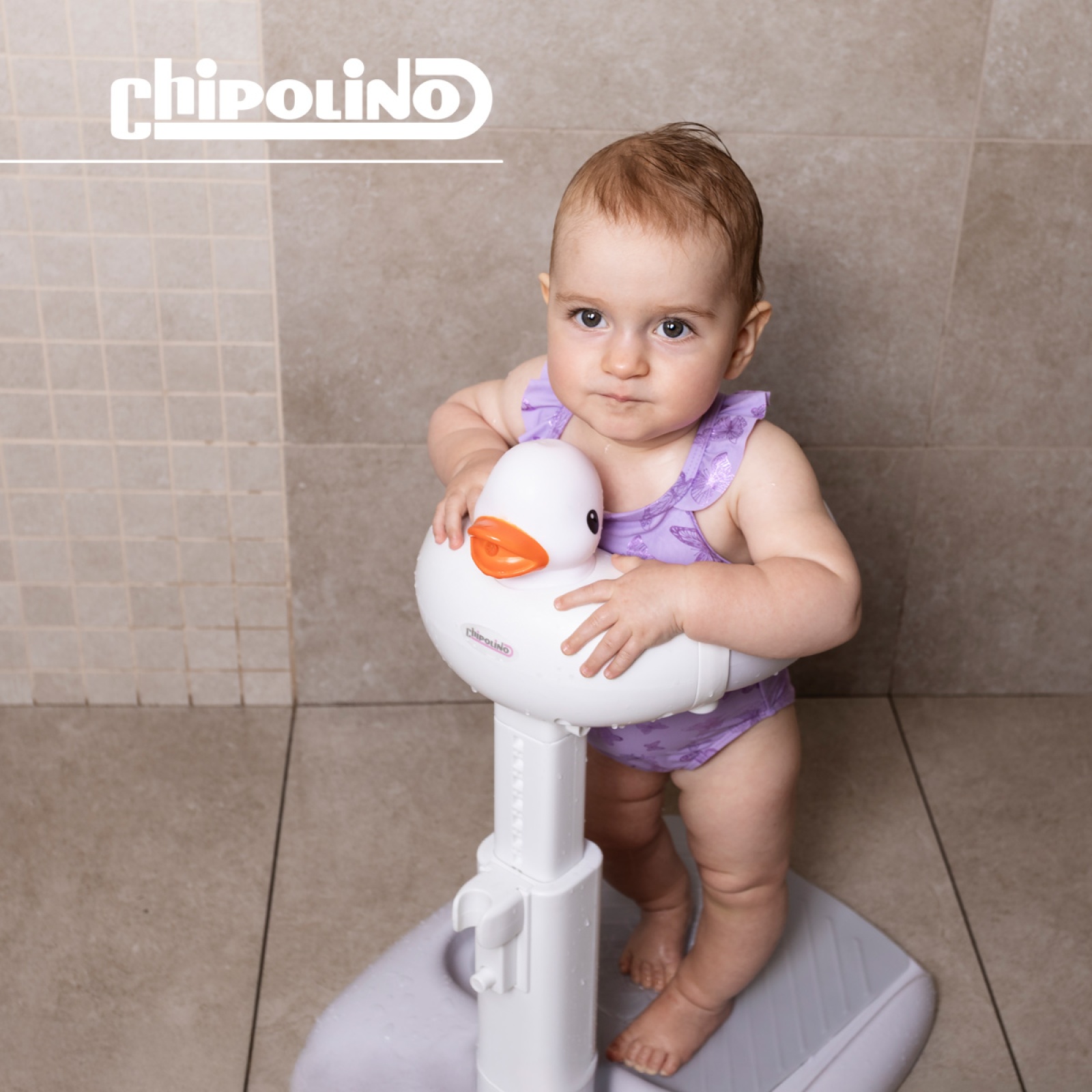 Помощна стойка за къпане с опора Пате сив от Chipolino - изглед 4