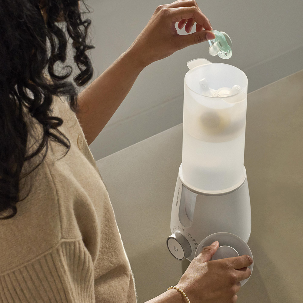 Многофункционален уред за стерилизация, размразяване и затопляне на кърма и бебешка храна Premium SCF359/00 от Philips Avent - изглед 5