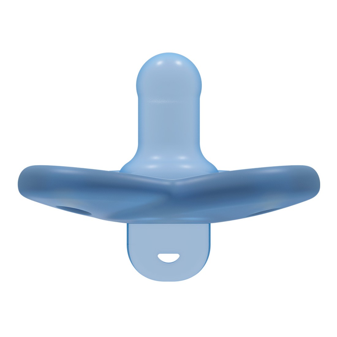 Комплект от 2 бр. ортодонтски силиконови залъгалки за новордени Philips Avent SOOTHIE SCF099/26 в кутия за стерилизиране, сини от Philips Avent - изглед 4